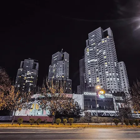 33Rd Floor Twin Apartments In Cevahir Sky City Complex With Pool, Spa, Fitness And Parking Included In Price Skopje Zewnętrze zdjęcie
